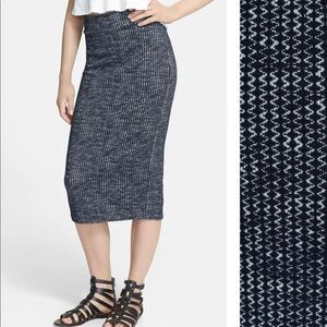 Free People Heartbreaker knit pencil skirt XS